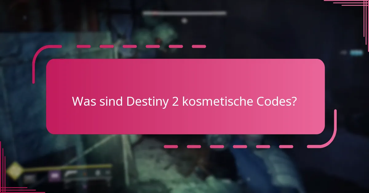 Wie fordere ich Destiny 2 kosmetische Codes an?